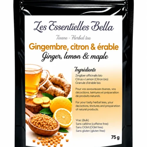 Tisane - Gingembre, citron et érable
