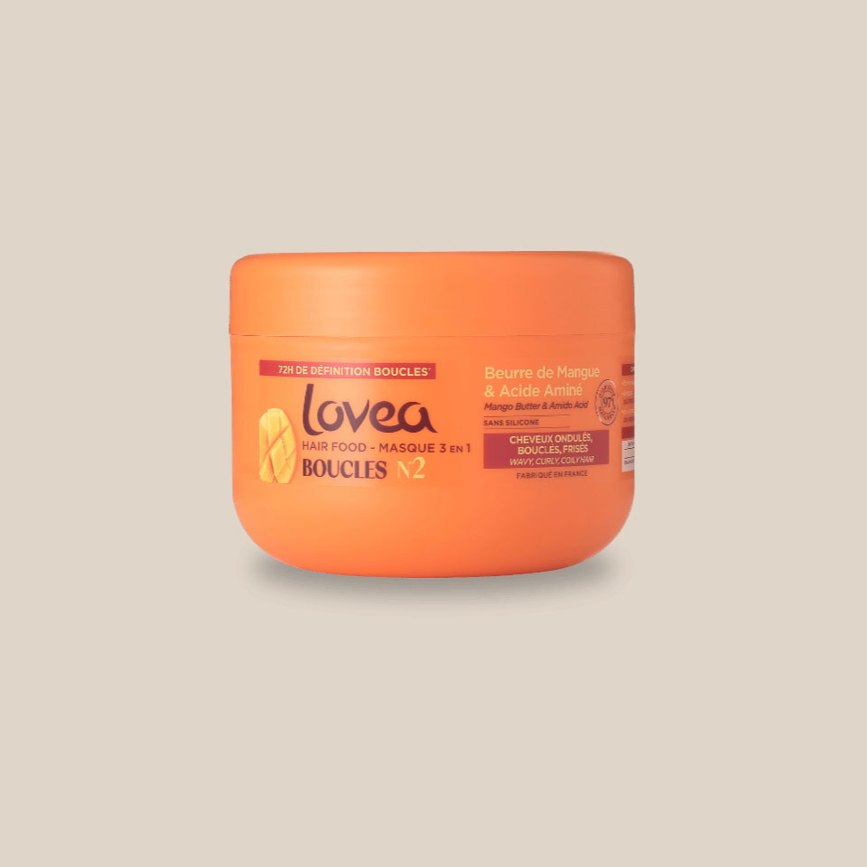 Masque 3-en-1 (mangue) – Cheveux ondulés, bouclés, frisés